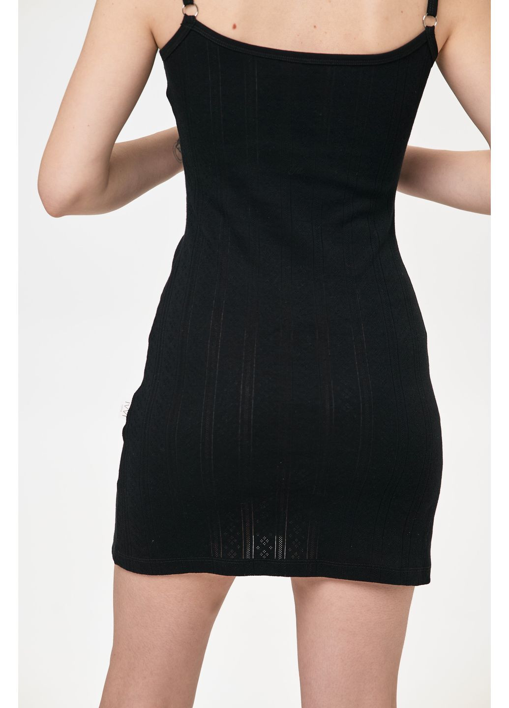 Комбинация c кружевом IVVI Черная No Brand (358935954)