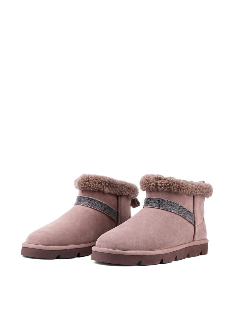 Женские Угги ATTU-23 Бежевый Велюр Attizzare (368527939)