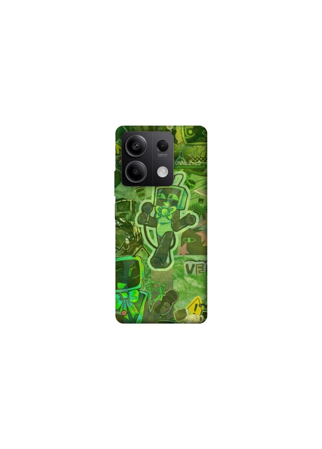 Чохол на Xiaomi Redmi Note 13 5G Dandysworld tv green theme Frontalka (354184494)