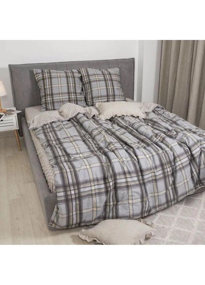 Постільна білизна євро Сатин Twill 659-E 220х200 см Viluta (327790983)