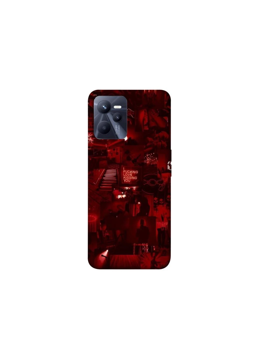 Чехол на Realme C35 Love collage ver.5 Frontalka (377905154)