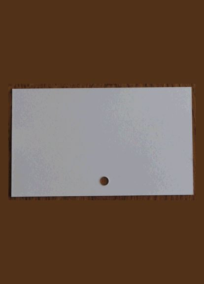 Каталожная карточка. Нелинированная с отверстием (упаковка 500 шт.) No Brand (354253857)