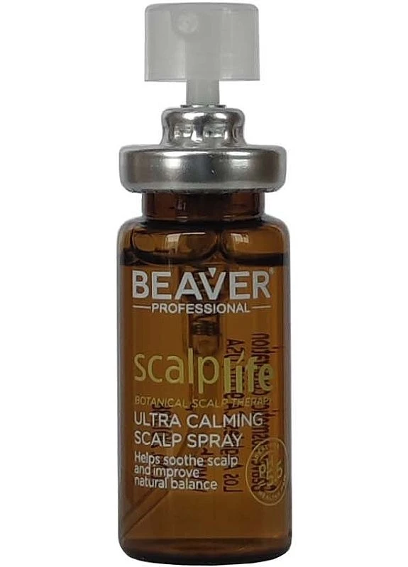 Фитоспрей для поддержания микробиома кожи головы Ultra Calming Scalp Spray 12x10ml (2-966887) Beaver Professional (380141349)