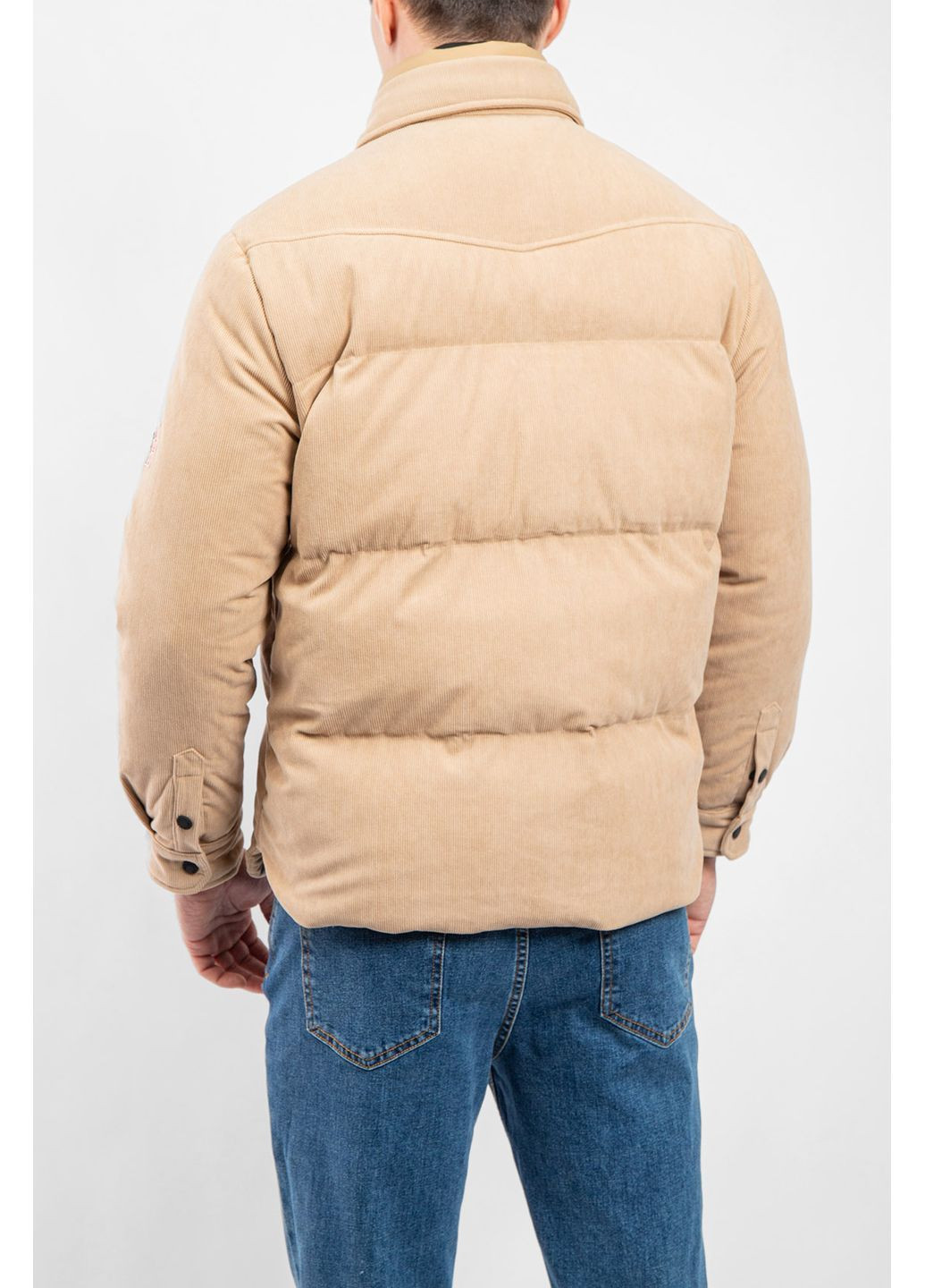 Бежевый зимний Пуховик Moncler