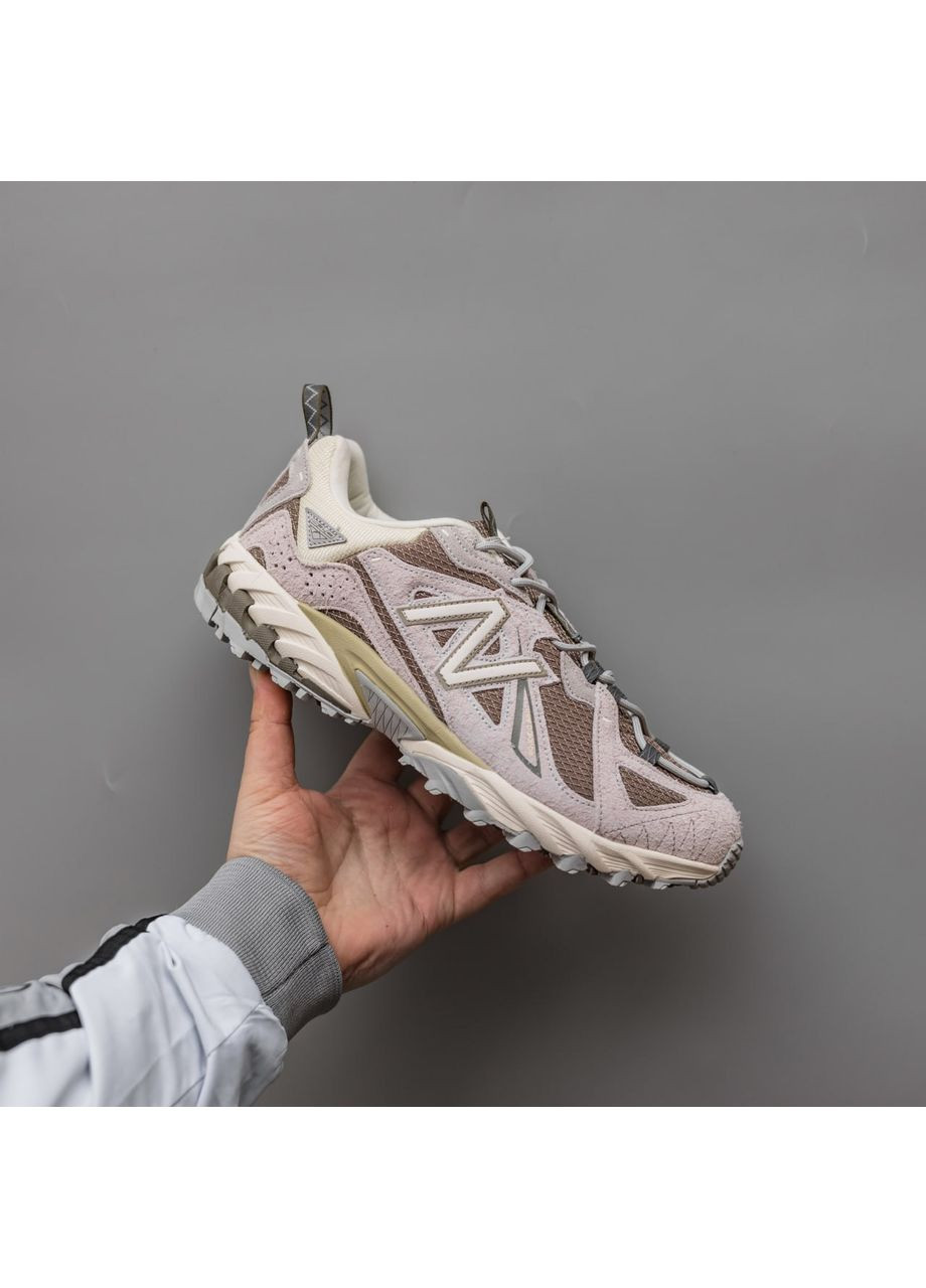 Белые демисезонные кроссовки new balance 610 brighton grey mushroom ml610te нью беланс 610 No Brand