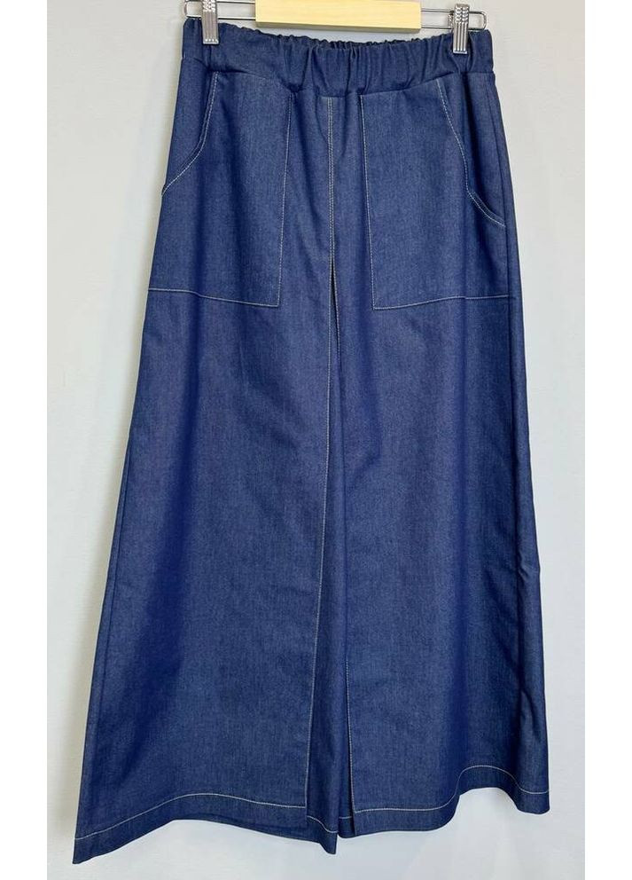 Женский костюм из джинса штаны-юбка MKTL2277/5-3812/1 Tell (362205867)