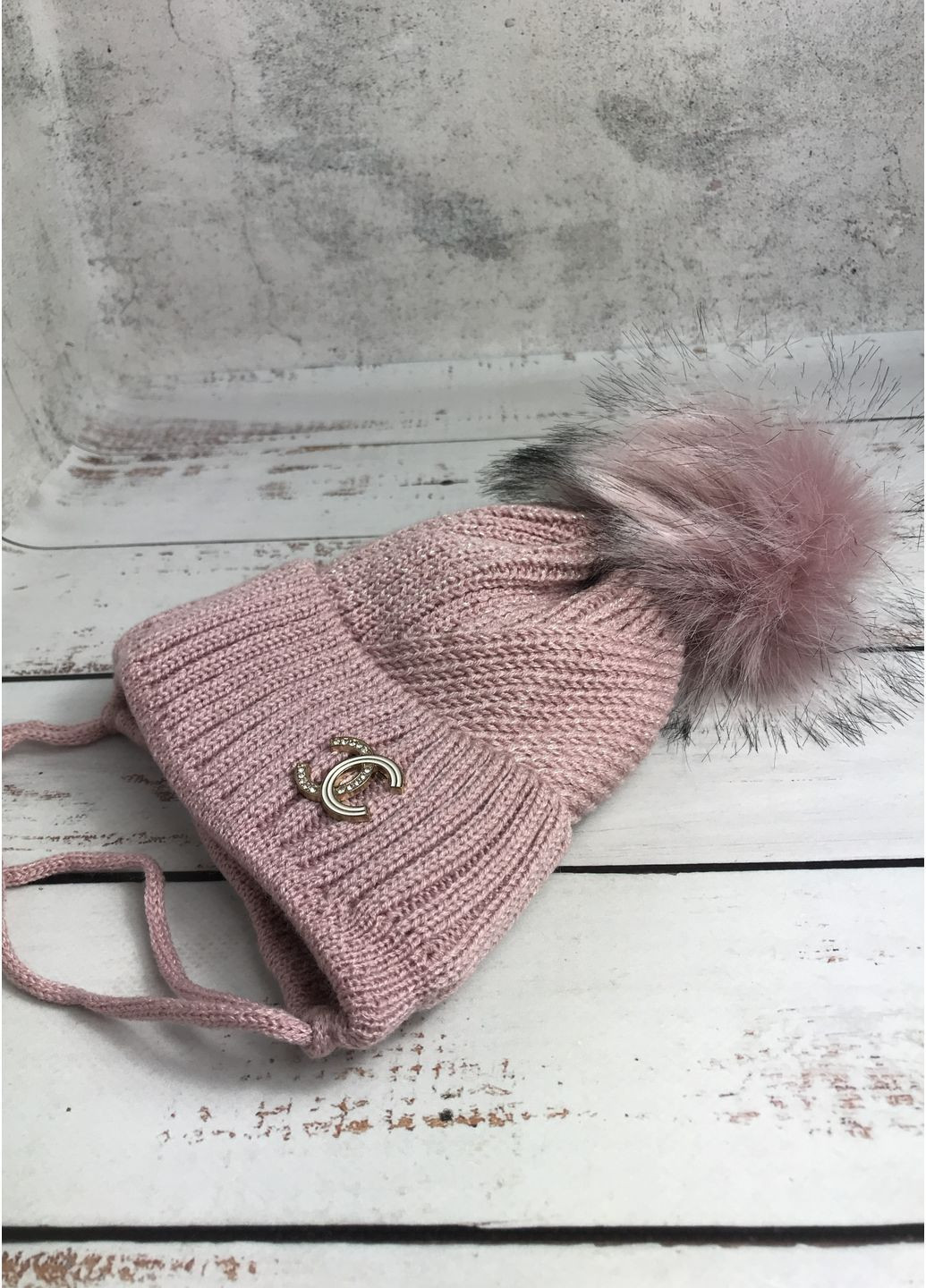 Шапка дитяча на дівчинку Рожевий (482-1) Shela (366276920)