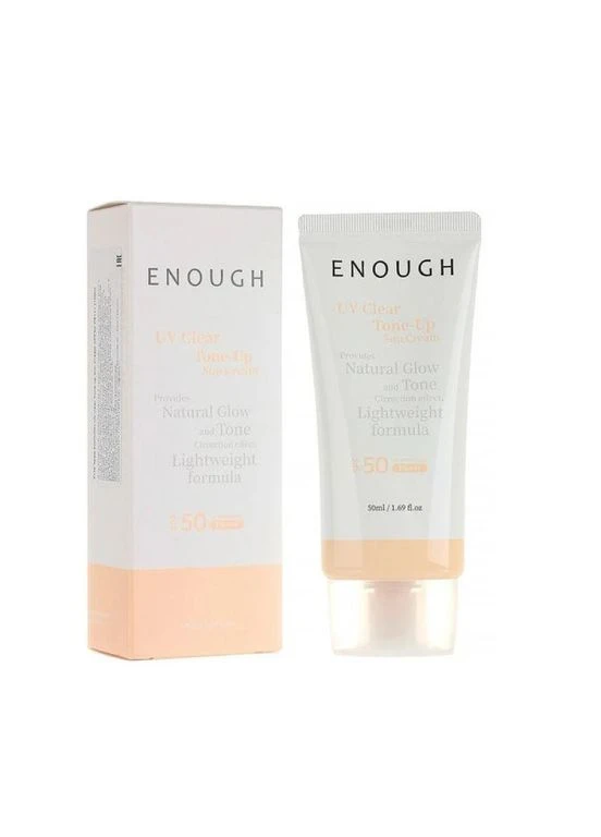 ENOUGH Тонирующий солнцезащитный крем для лица UV Clear SPF50 PA+++, 50 мл — Крем, Южная Корея (397618057)