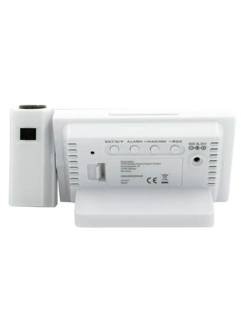 Настольные часы WT537 проекционные White (DAS301197) Technoline WT537 проекційний White (356149557)