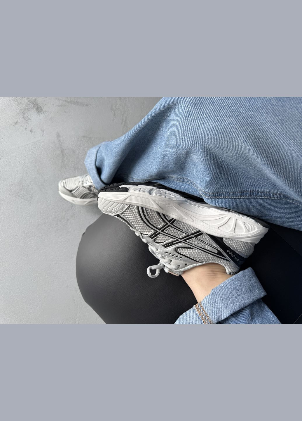 Кросівки жіночі і чоловічі Asics GT-2160 Grey Black | Асікс ГT-2160 сірі No Brand сірі демісезони (342080217)