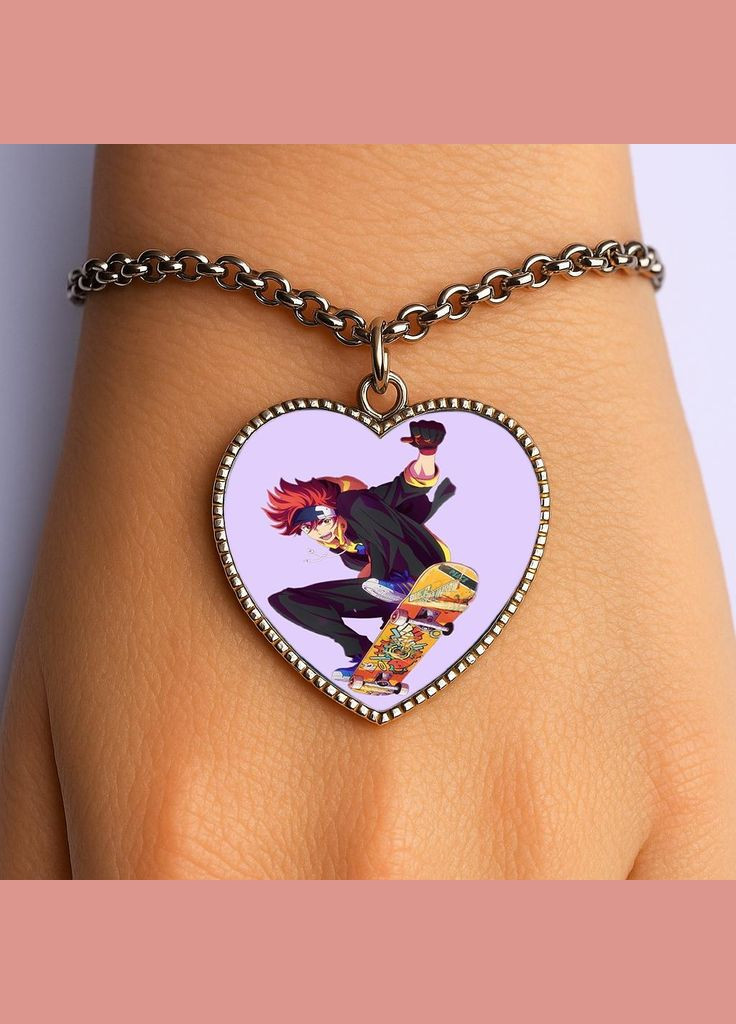 Браслет Аниме Скейт Бесконечность #010 (сердце) No Brand (329331683)