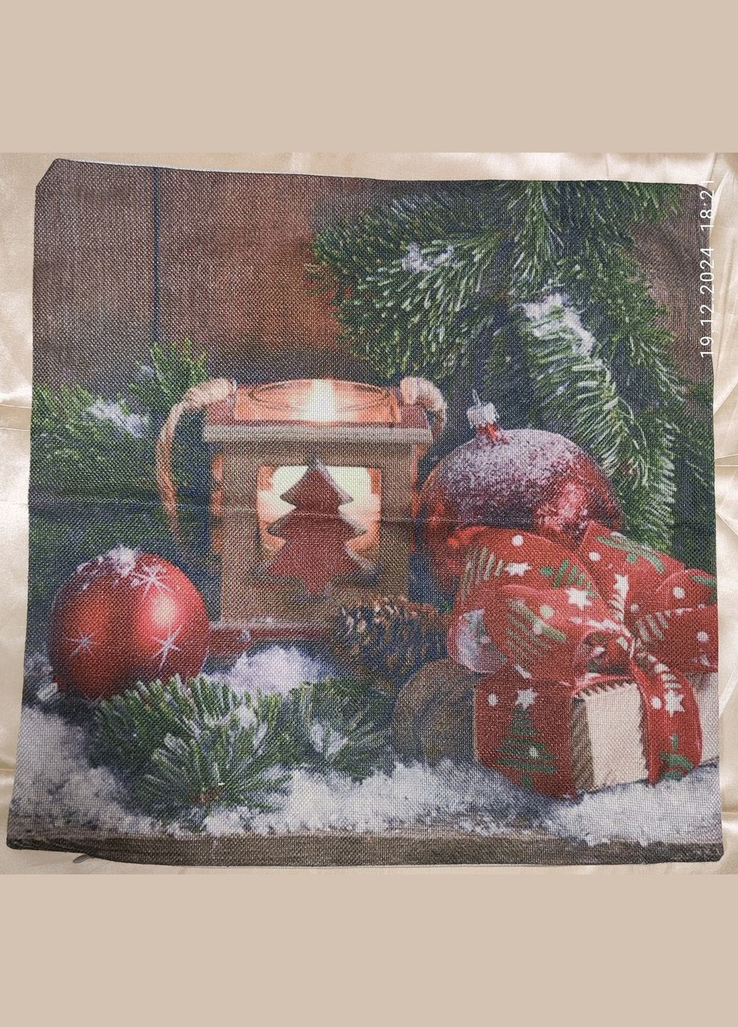 Наволочка на подушку новогодняя China (345751328)