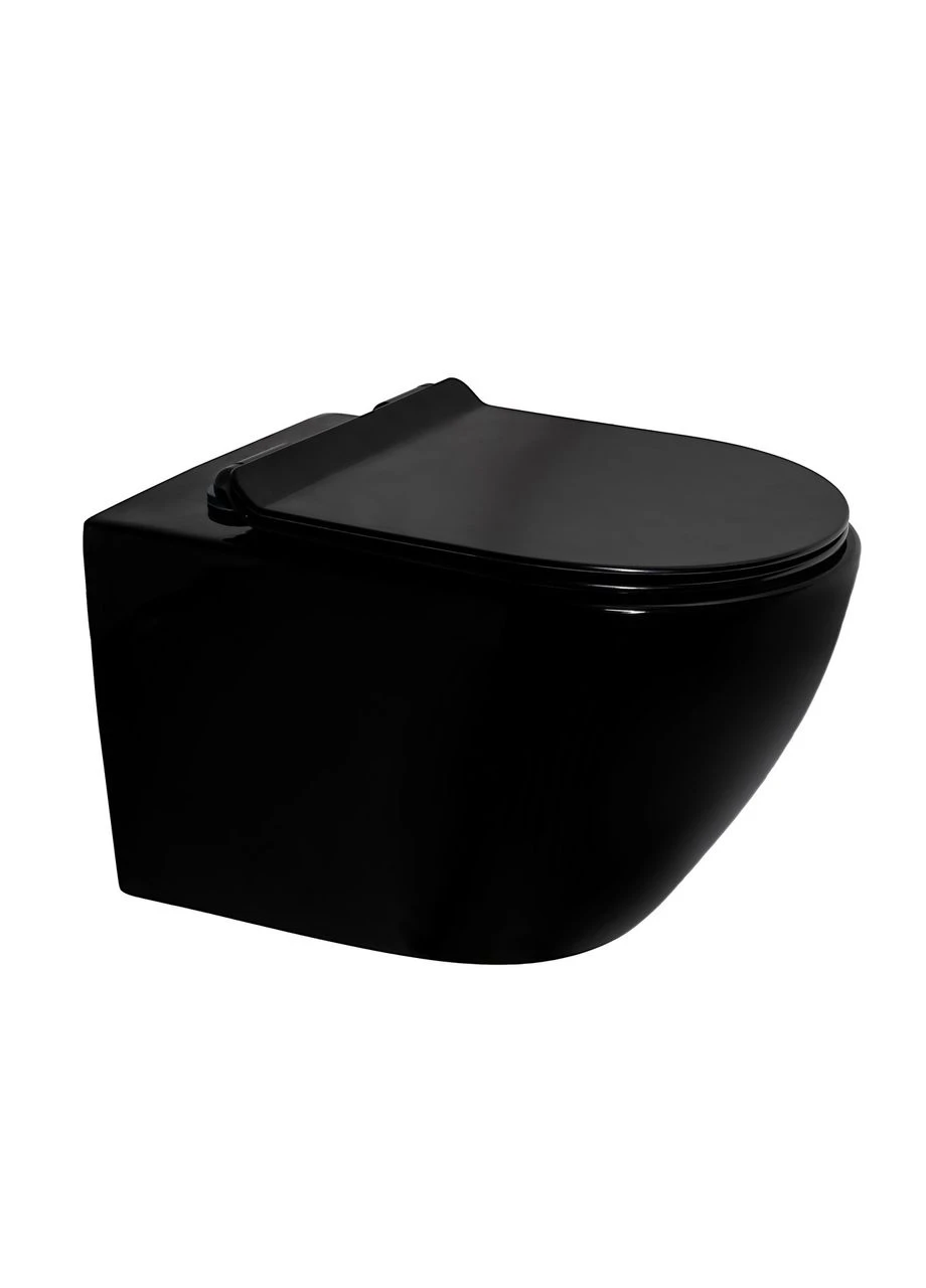 Унитаз Grem 52*35.5*34 black ( А0057116 ) Insana (396554426)