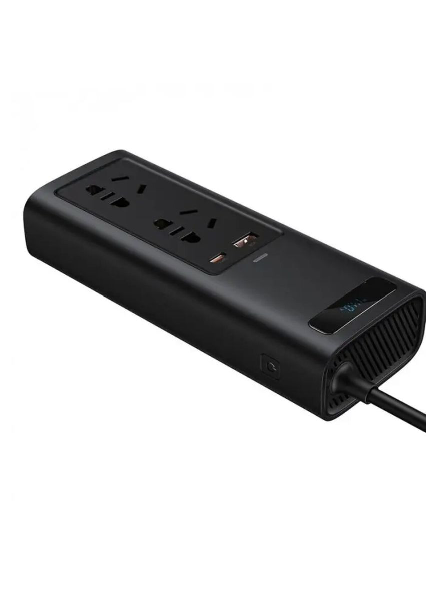 Автомобільний інвертор In-car Inverter 150W (220V CN/EU) Black Baseus (340278397)