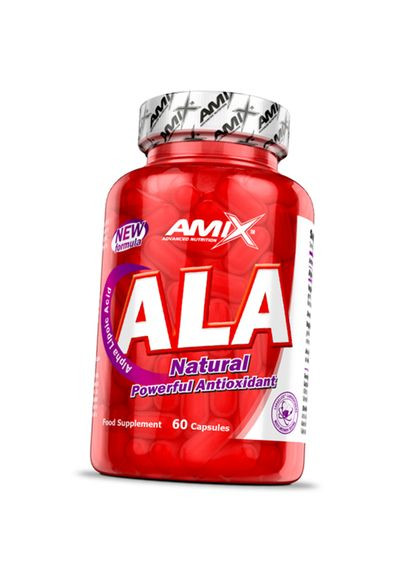 Альфа Липоевая кислота, ALA, 60капс (70135001) Amix Nutrition (322724076)