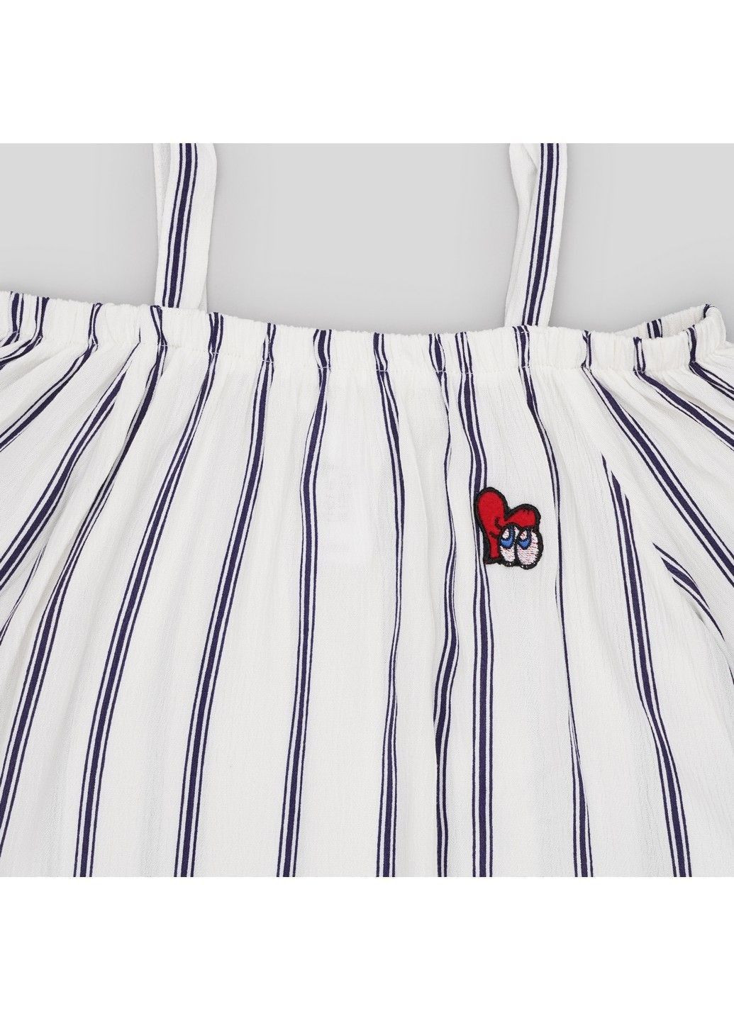 Белая в полоску блузка C&A летняя