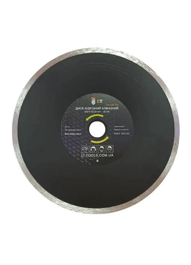 Алмазный отрезной диск тип режущего слоя Solid 230х5х22,23 мм (152-230-SD) LT (388966783)
