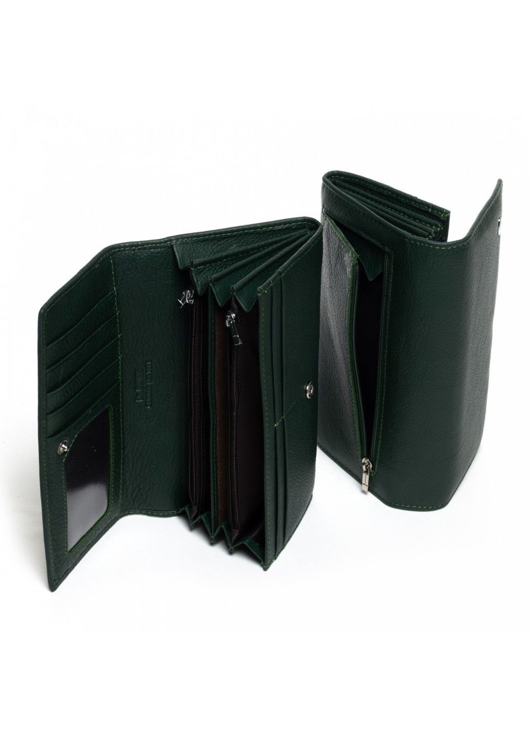 Шкіряний жіночий гаманець Classik W501 green Dr. Bond (278274772)