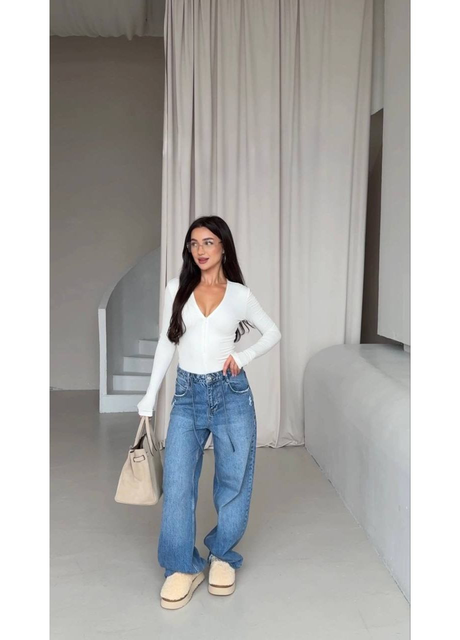 Базовый лонгслив с рабочей молнией и прорезью для пальца – трикотаж джерси, размеры 42–48 (замеры в описании) GD/GL Модний простір (364966170)