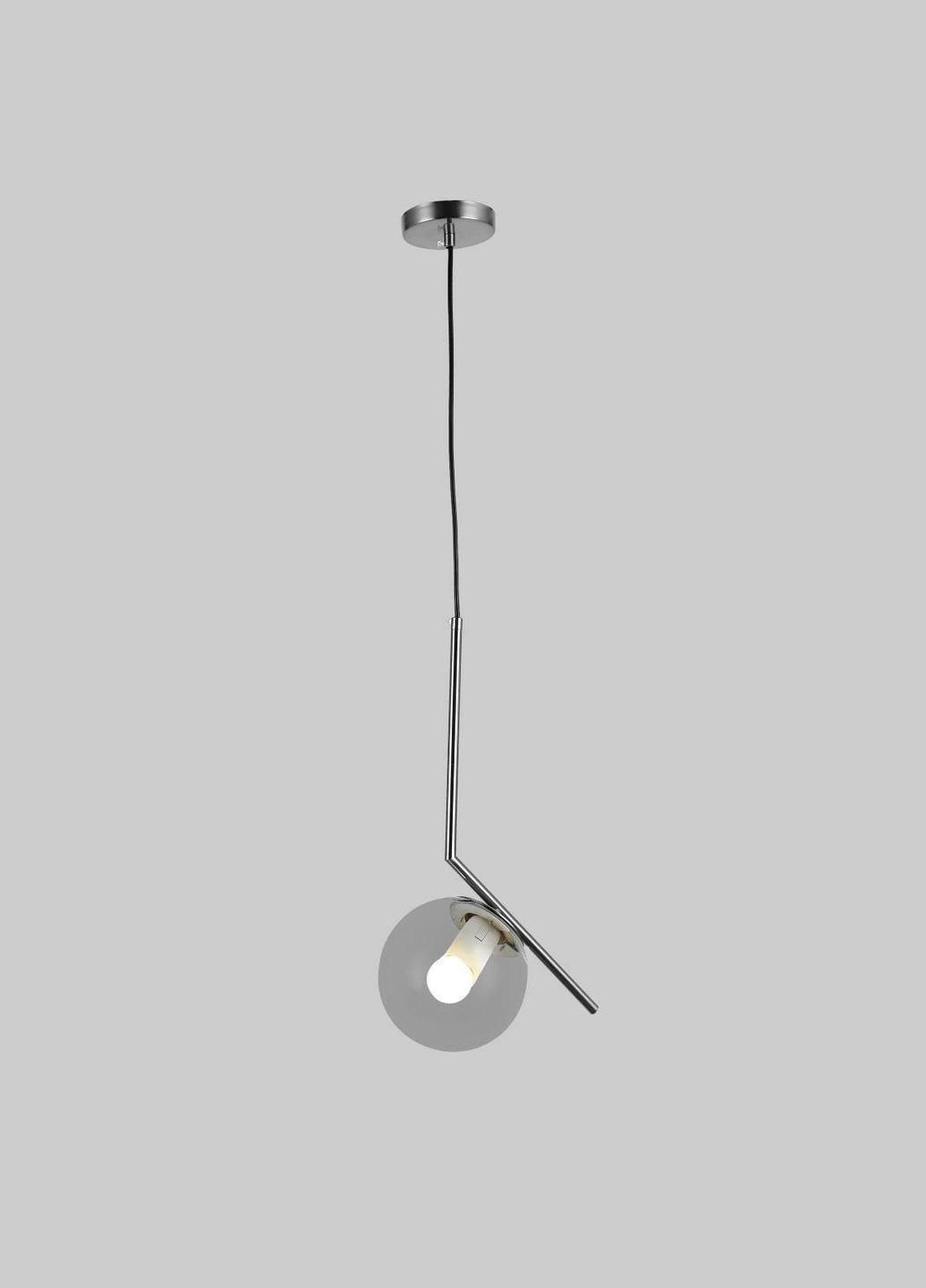 Серебряный стеклянный подвес (916-3814-1 CR+CL) No Brand (370071826)