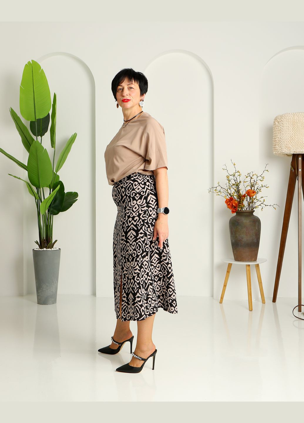 Літня спідниця трапеція No Brand (295689584)