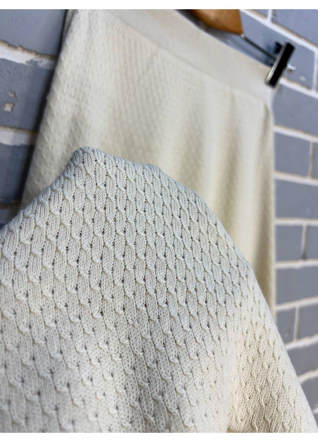 Молочная юбка женская 2024402 трапеция косичка длинная one size My Fashion