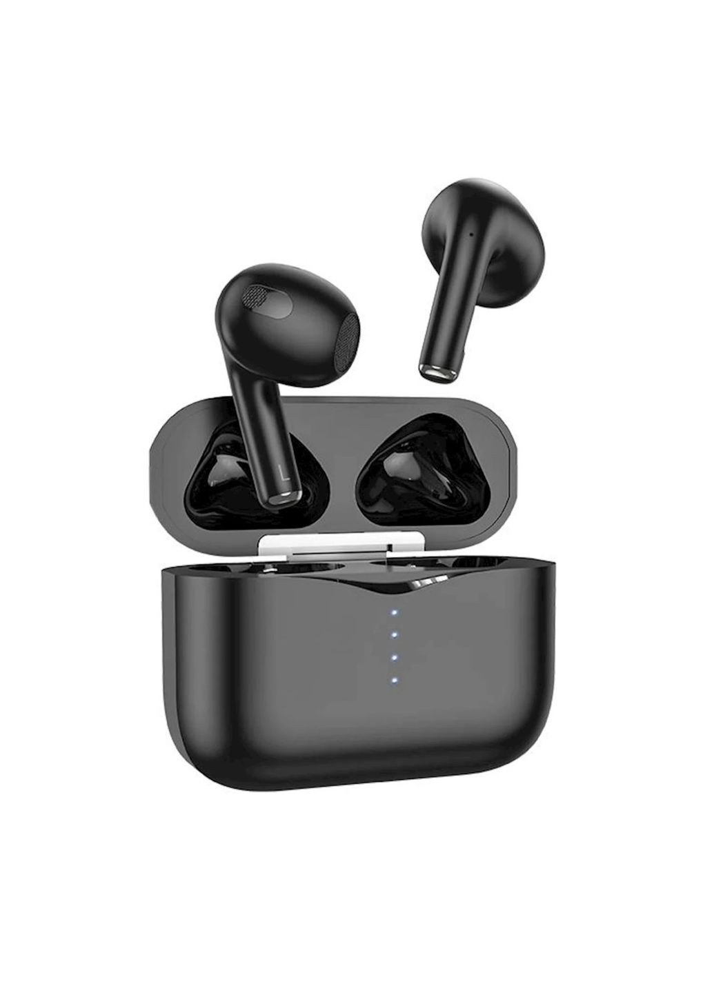 Бездротові Bluetooth навушники EW 09 з кейсом LED індикаторами та сенсорною панеллю для керування Чорні Hoco (354226768)