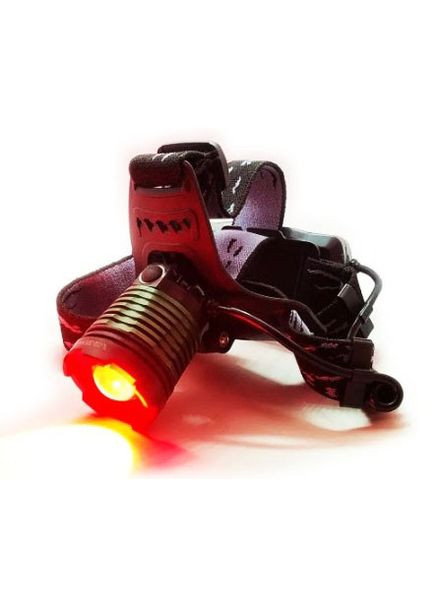 Яркий и мощный налобный фонарь с красным и белым светом аккумуляторный 18650х2 USB X-Balog BL-2188-2 Police (316173229)