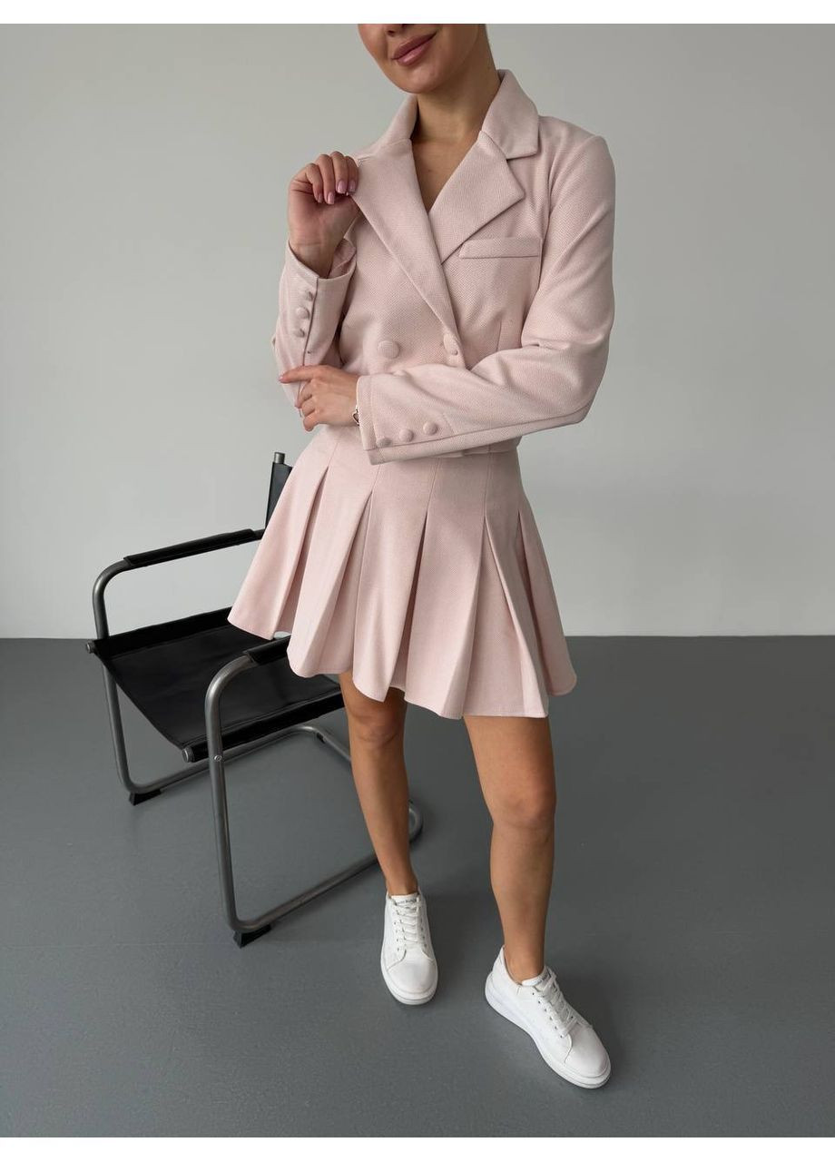 Жіночий костюм жакет і спідниця No Brand (373406283)