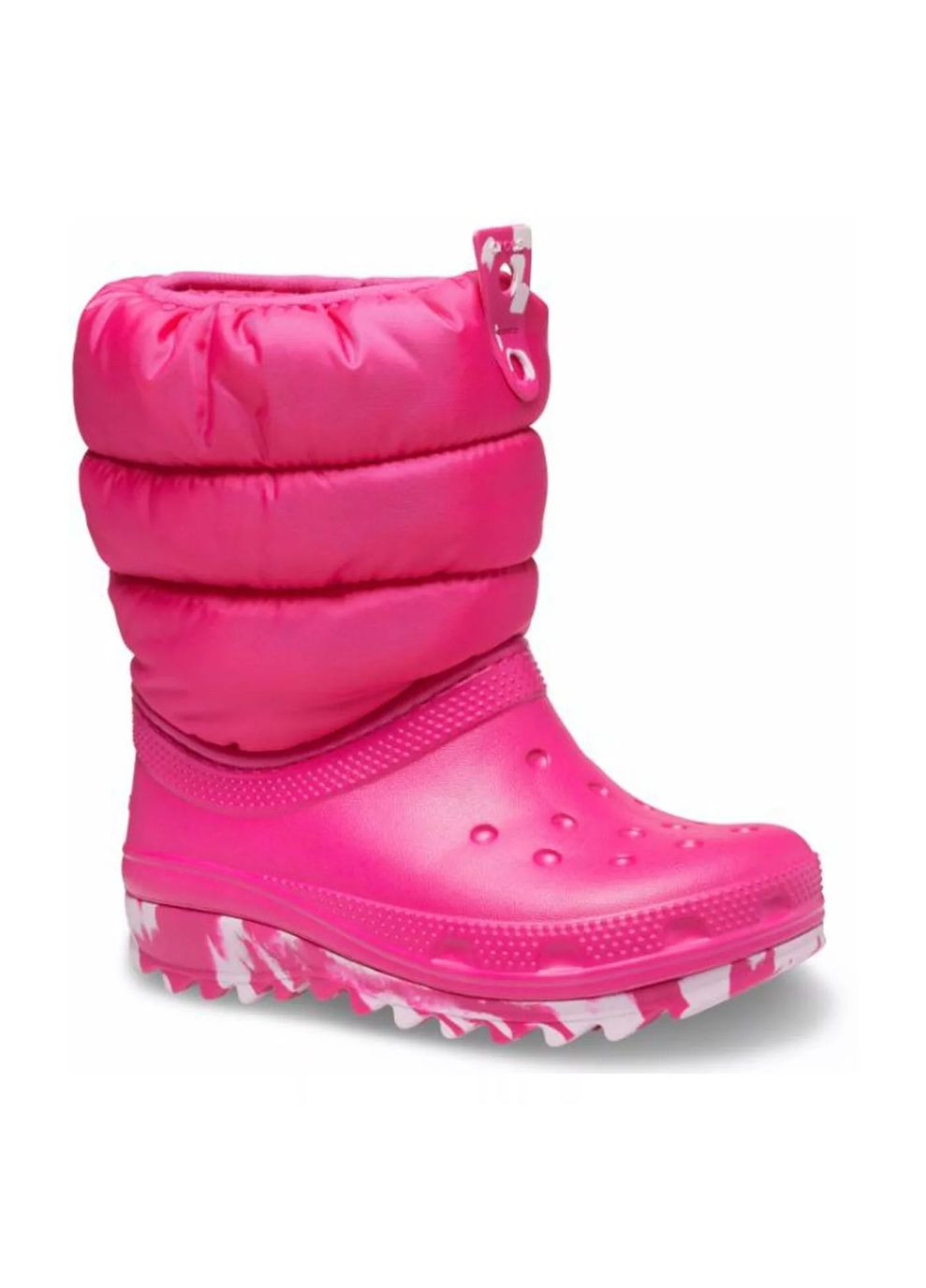 Зимние зимние сапоги детские kids classic neo puff boot mineral blue 207684 Crocs