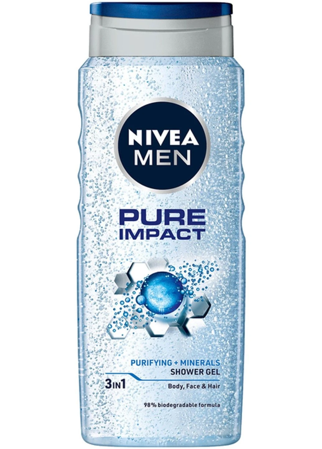 Гель для душа MEN Pure Impact 500 мл Nivea (325219781)