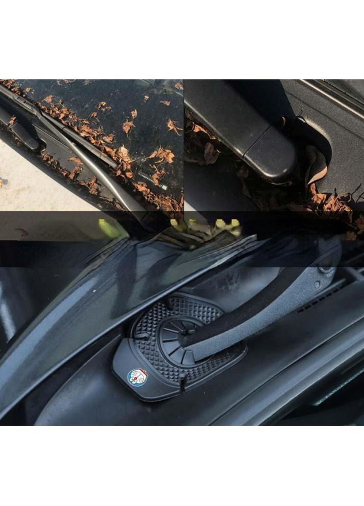 Універсальний захисний чохол-накладка для авто двірників, захист від листя Чорний 1 шт UKC (367958566)