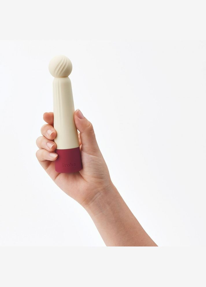 Вібратор Мікрофон із гнучкою головкою Rin Akane, силіконовий, біло-жовтий, 15 х 3.5 см Iroha (297129908)