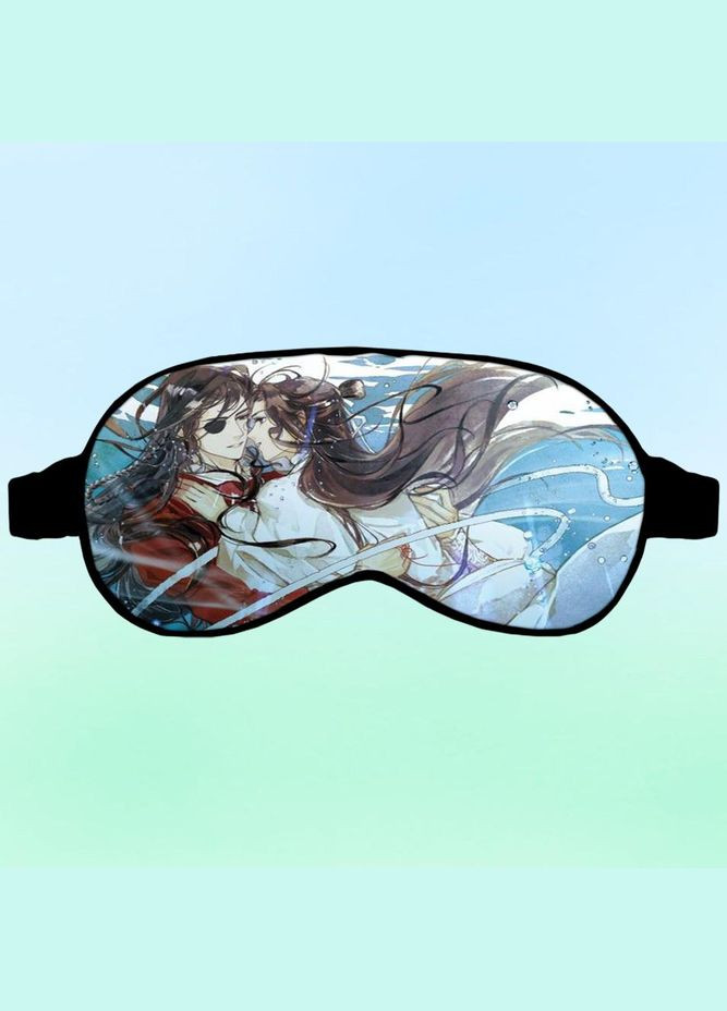 Маска для сну Аніме Благословення небожителів #0001 чорна No Brand (315044255)