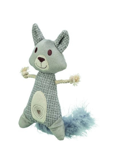 Игрушка Енот XXL плюш ткань и перья с кошачьей мятой для кошек 30 см Trixie (355254664)