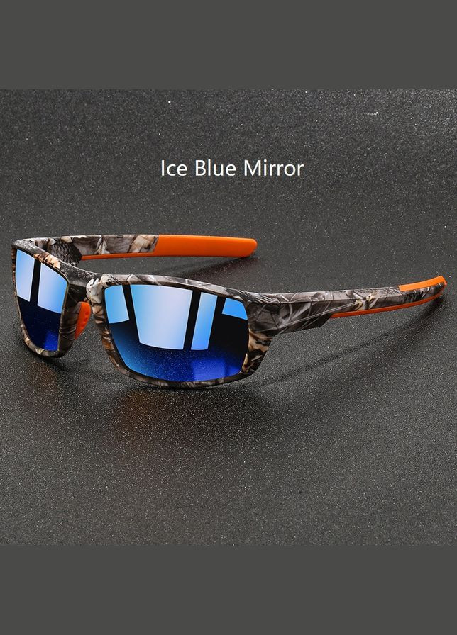 Cолцезащитные очки зеркальные Ice Blue Mirror UV400 TR90 Polarized Anti-glare No Brand (327878804)