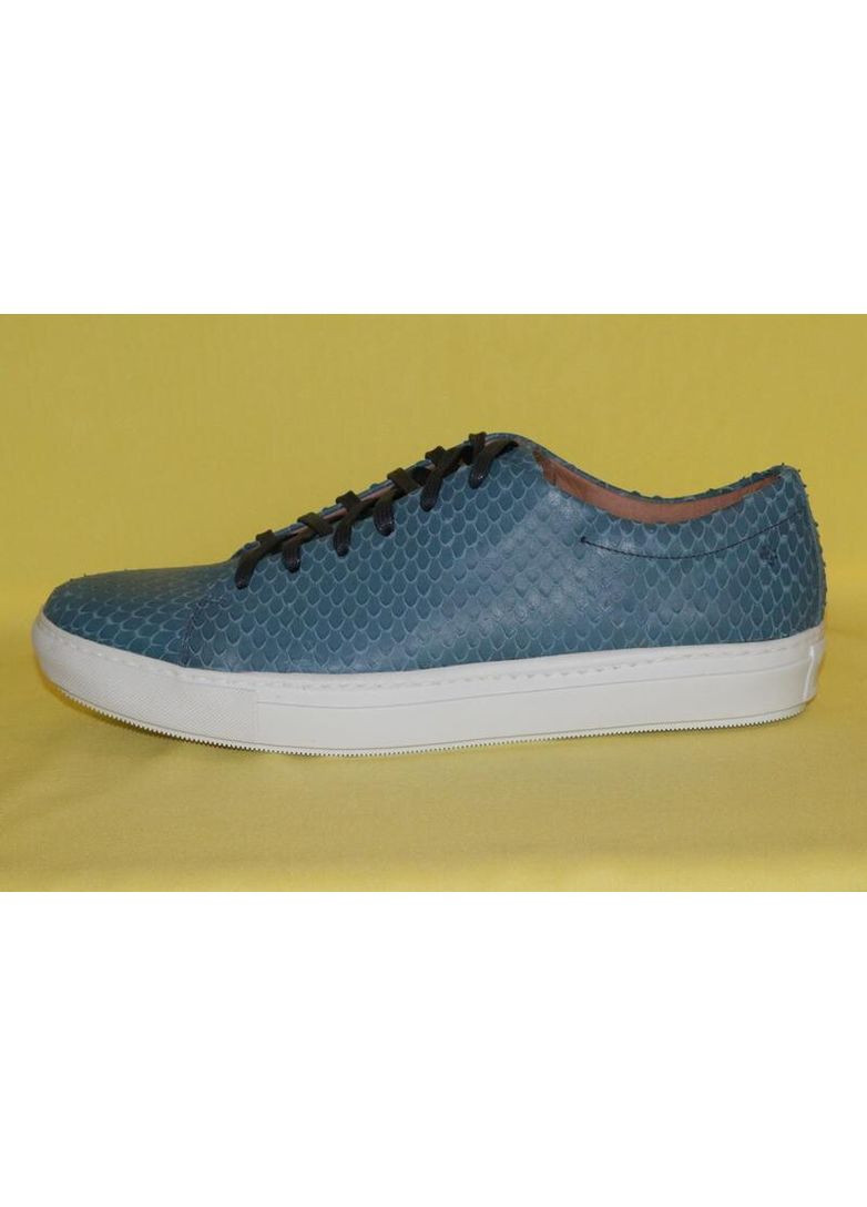 Голубые лоферы мужские, размер 47 Brothers United на шнурках