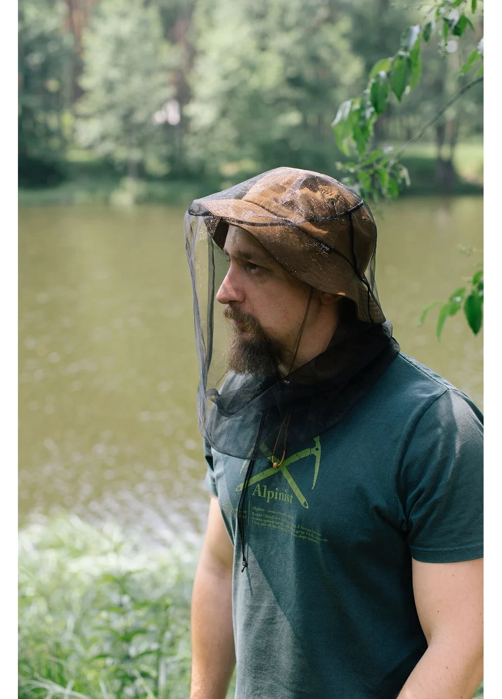 Сітка антимоскітна Tribe Mosquito Shield T-KF-0026 чорна одномісна 210х90 см No Brand Mosquito Shield T-KF-0026-black (401270611)