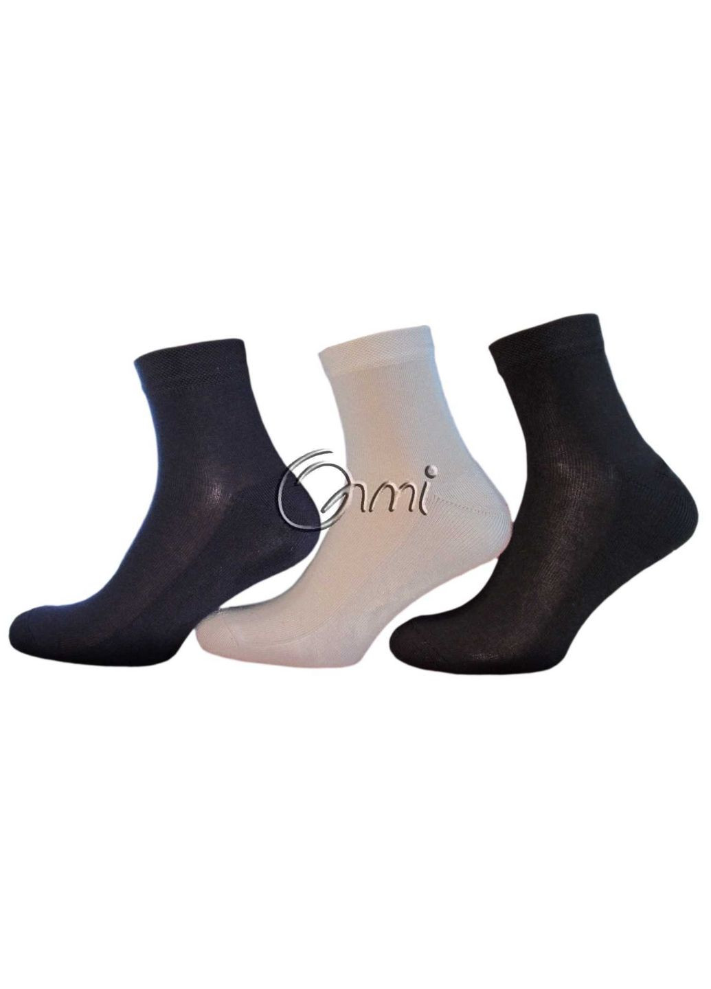 Комбинированные носки женские 3311 1091 г.23-25 ассорти махровый след Олмі (369926550)