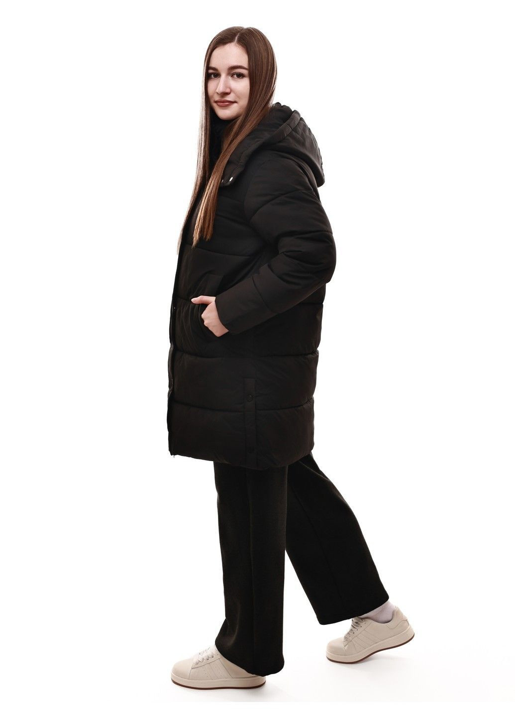 Черная куртка демисезонная женская No Brand