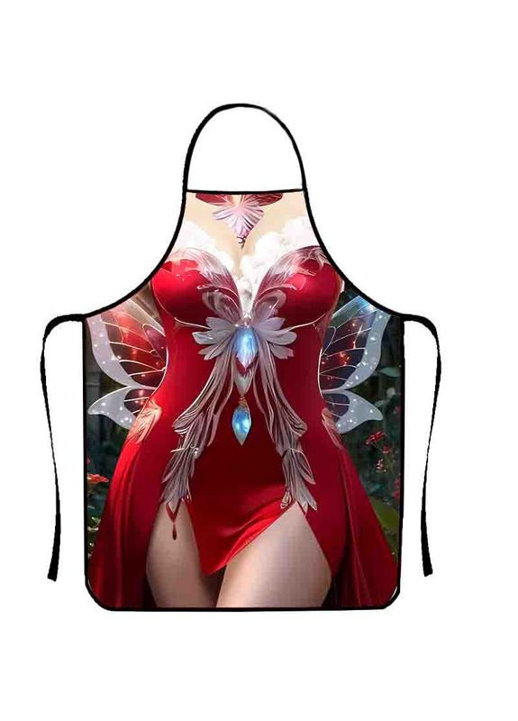 прикольний дівчина Фея 80 на 60 см різнобарвний Jannet Фартух (328597176)