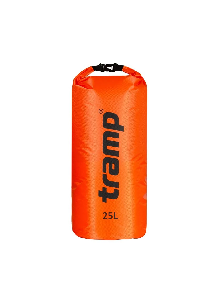 Гермомішок PVC Diamond Ripstop 25л UTRA-118, Оранжевий, водонепроникний, з лямками, легкий та міцний Tramp (395903371)