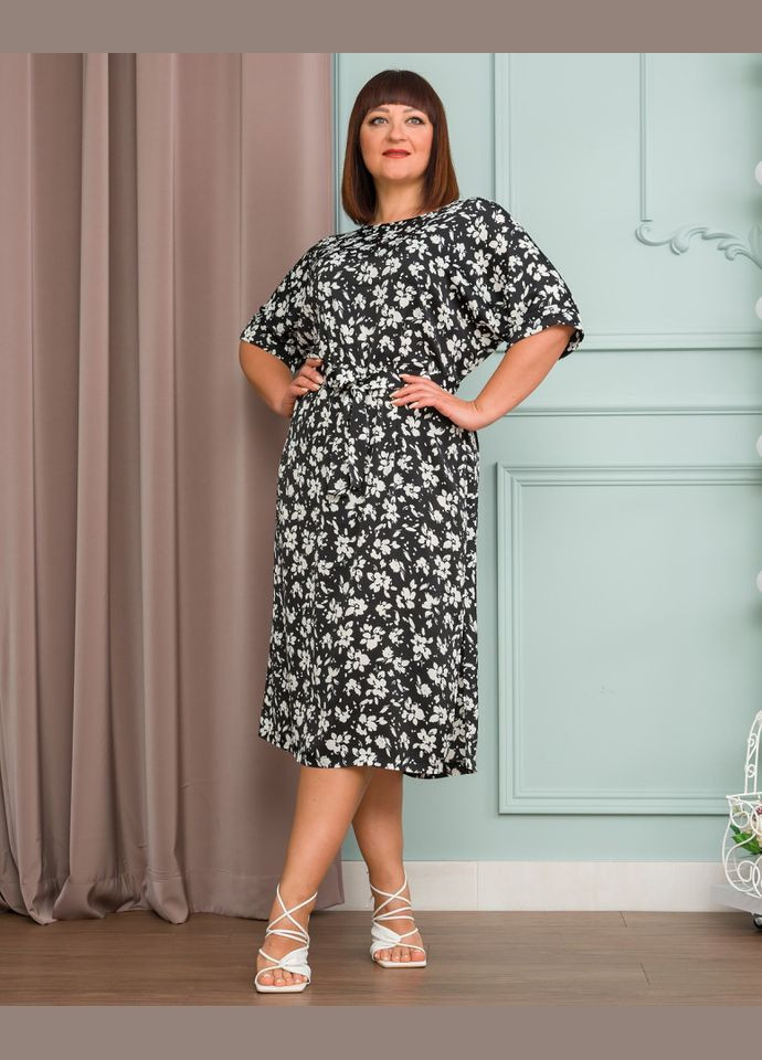 Черное платье 145180-4 Alenka Plus