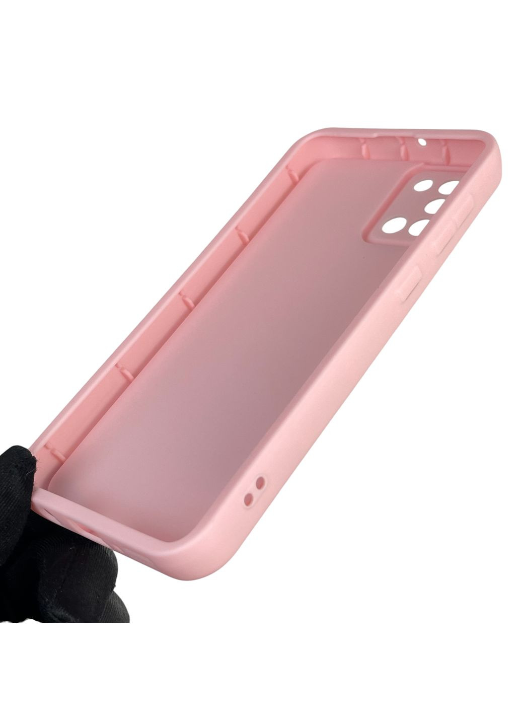 Чехол силиконовый Soft Touch с 3D принтом для Galaxy A31 (SM-A315F) розовый (Полная защита камеры) Samsung (371652966)