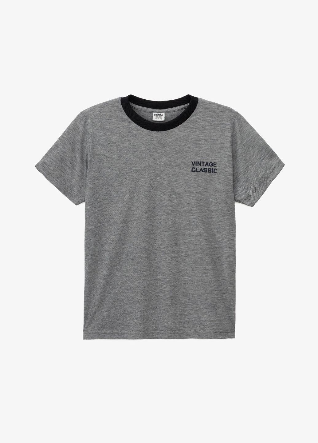 Темно-синяя летняя футболка с принтом для мальчика 2524 146 см shop (2000990889461) DENIZ