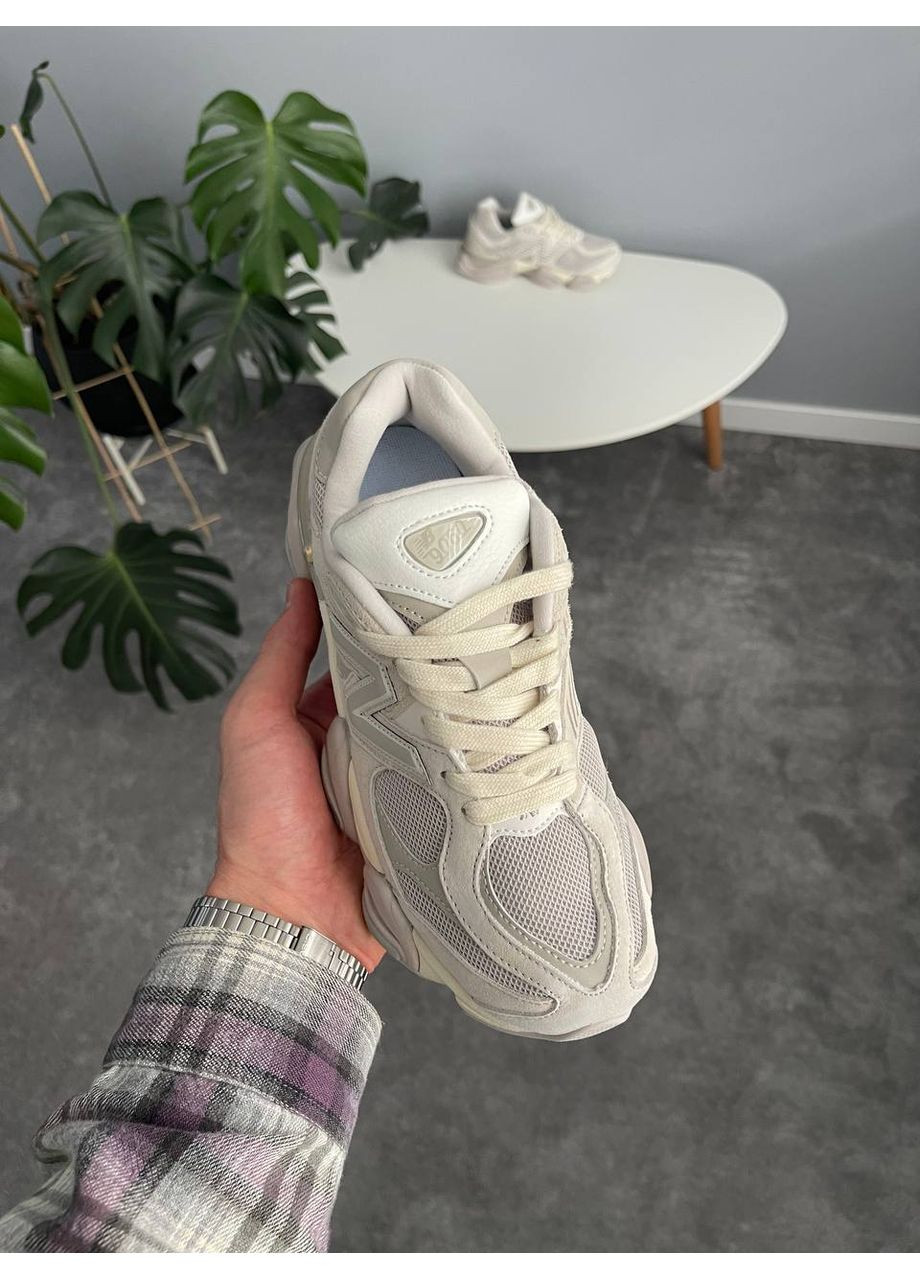 Сірі Осінні кросівки чоловічі і жіночі new balance 9060 grey beige | нью беланс 9060 сірі No Brand