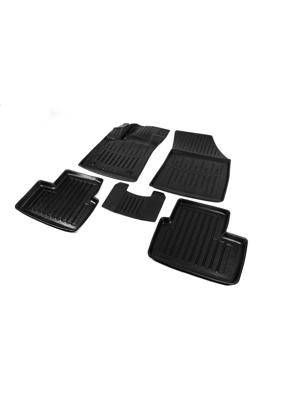 Коврики резиновые 3D (5 шт, полиуретан) для Renault IV 2016-2025 гг Stingray Megane (389251578)