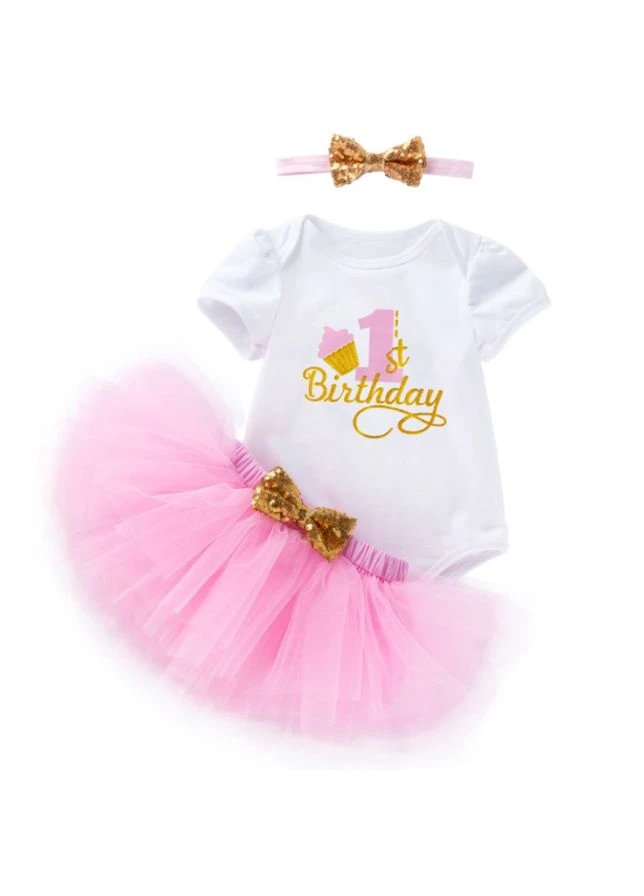 Боди детский 1st Birthday 59см Красный (4871) No Brand (401916581)