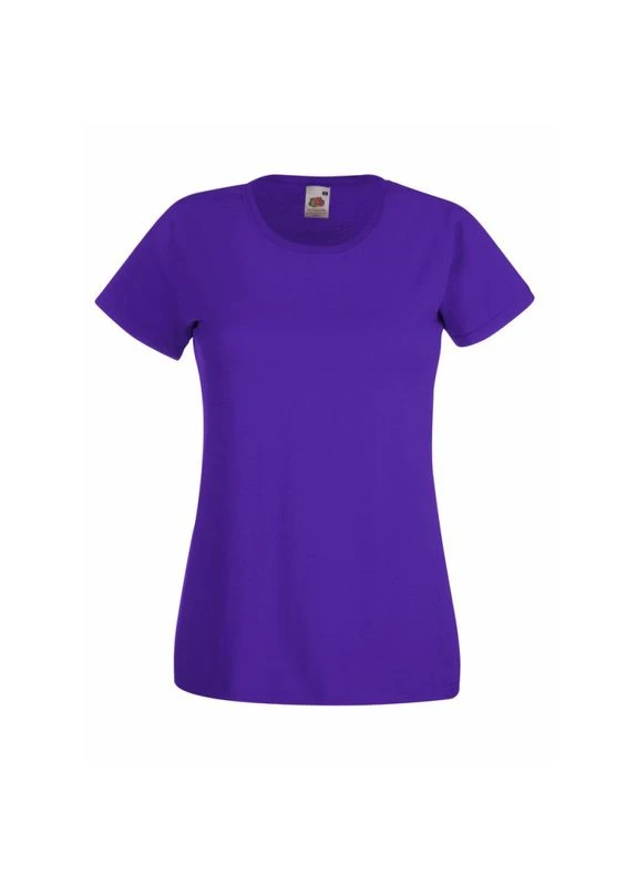Футболка женская 613720 VALUEWEIGHT T LADY-FIT, цвет 30 - 61-372-0-30 Fruit of the Loom - (377769546)