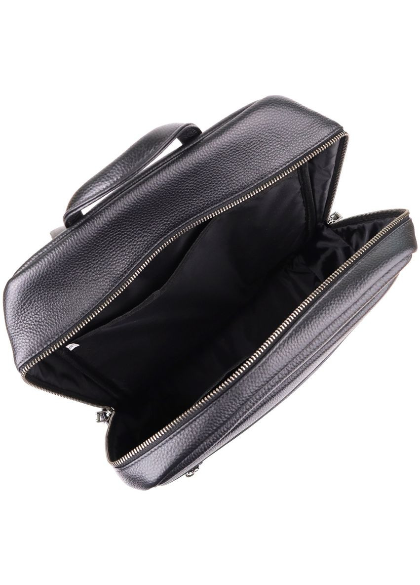 Городской рюкзак унисекс из натуральной кожи 23046 Черный Vintage (361111542)